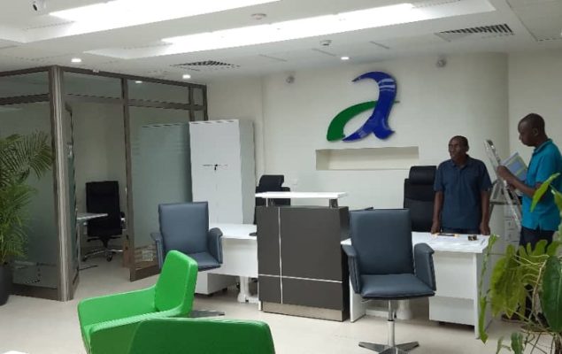 Aménagement de l'agence BANQUE ATLANTIQUE VIP à Yaoundé